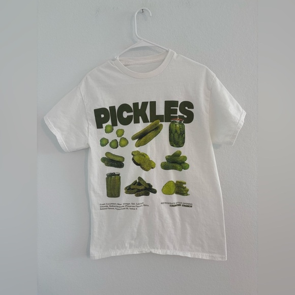 Pickles White Tee 🥒 - Picture 2 of 9